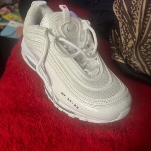 White Nike air max 97 Jesus edition